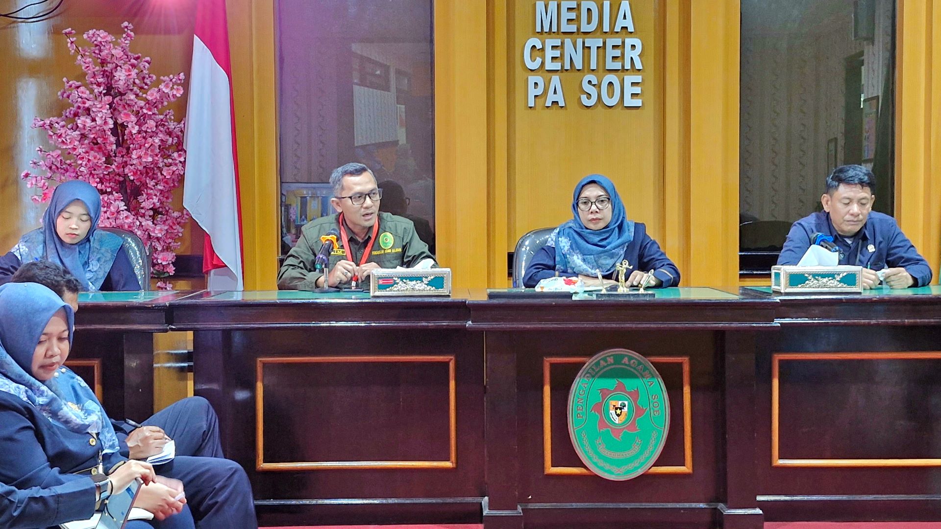 PA Soe Terima Kunjungan PA Kalabahi untuk Benchmarking dari Prestasi LKjIP 2024 (10/09/25)